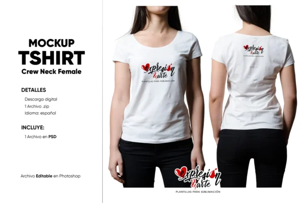 crew neck female tshirt