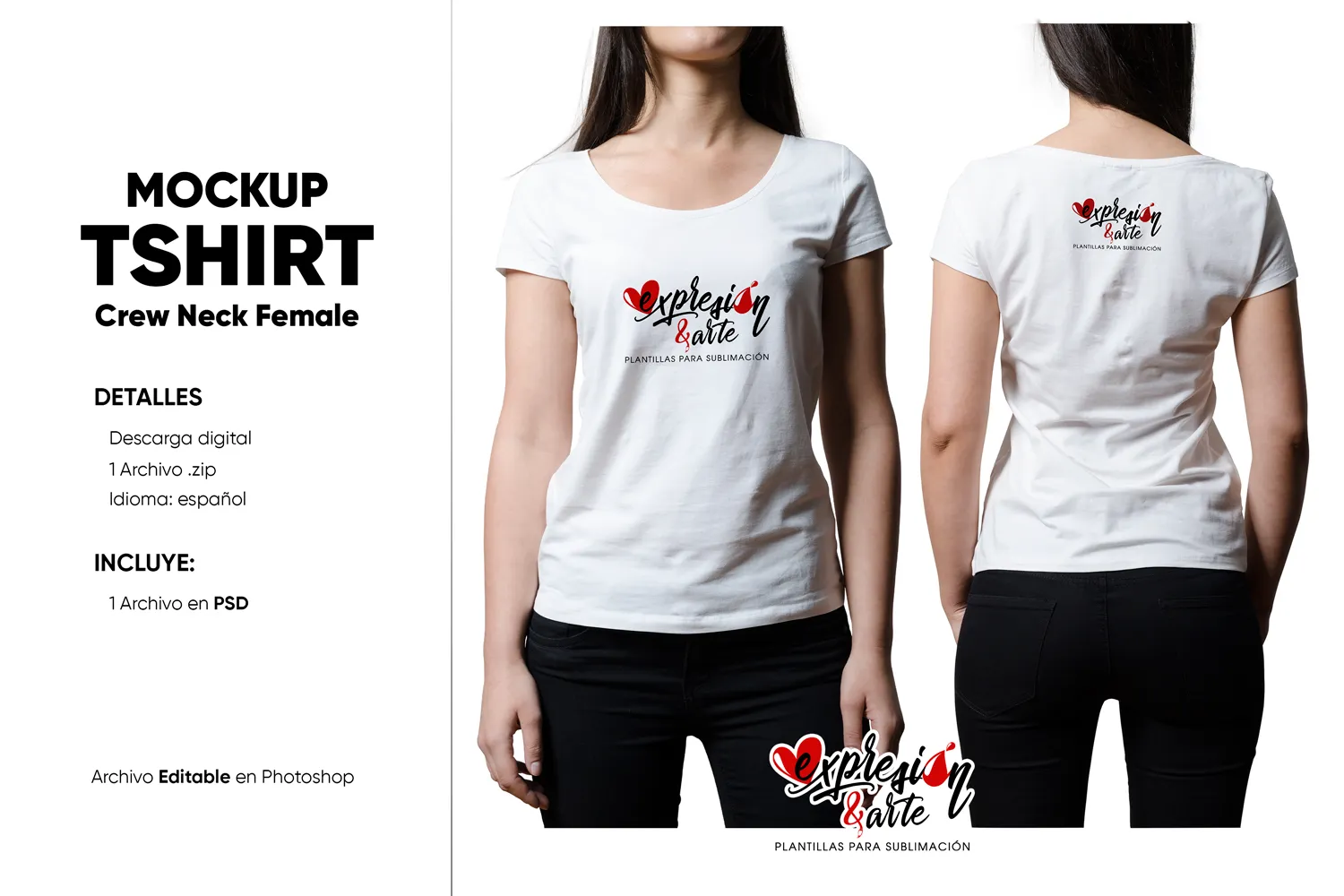 crew neck female tshirt