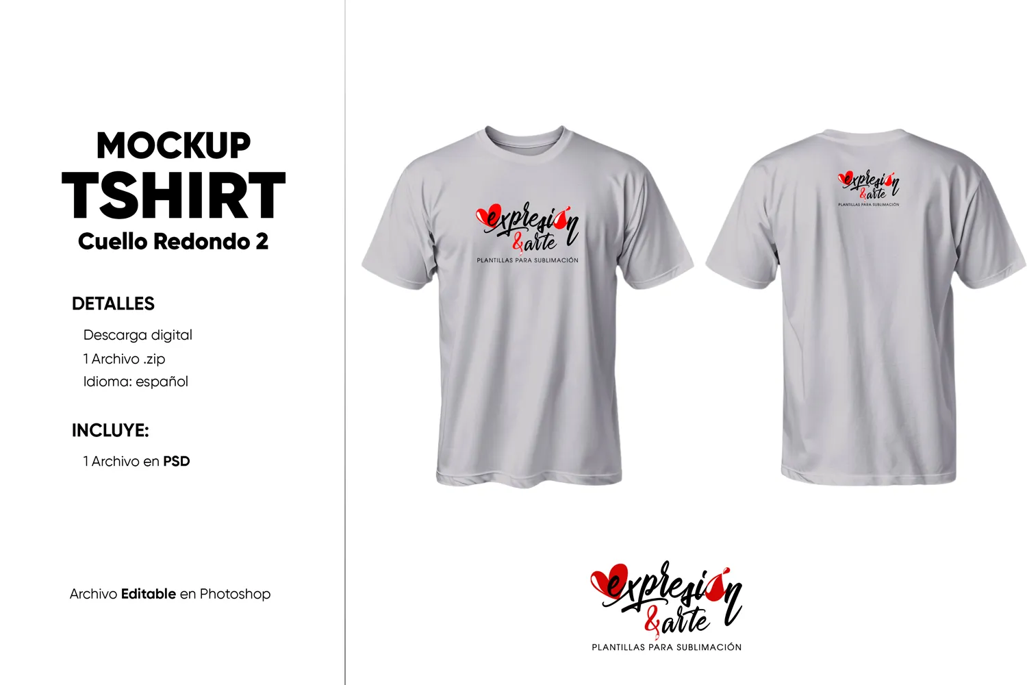 tshirt cuello redondo 2