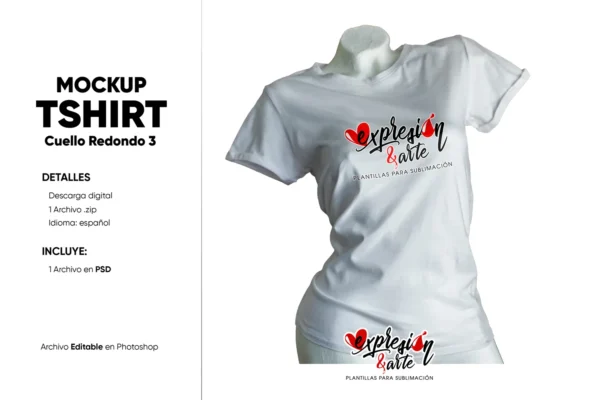 tshirt cuello redondo 3