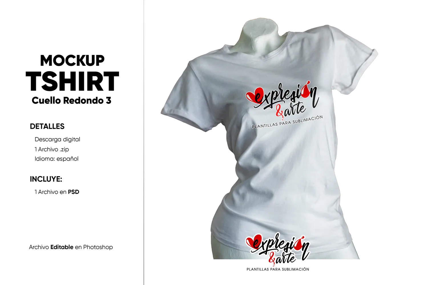 tshirt cuello redondo 3