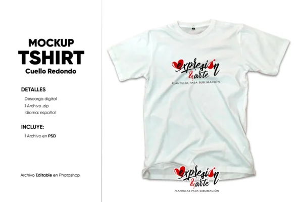 tshirt cuello redondo 1